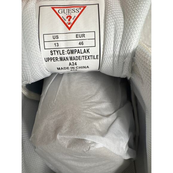 NWB GUESS Men's Palak Sneaker in Ivory Size 13M - Picture 8 of 11